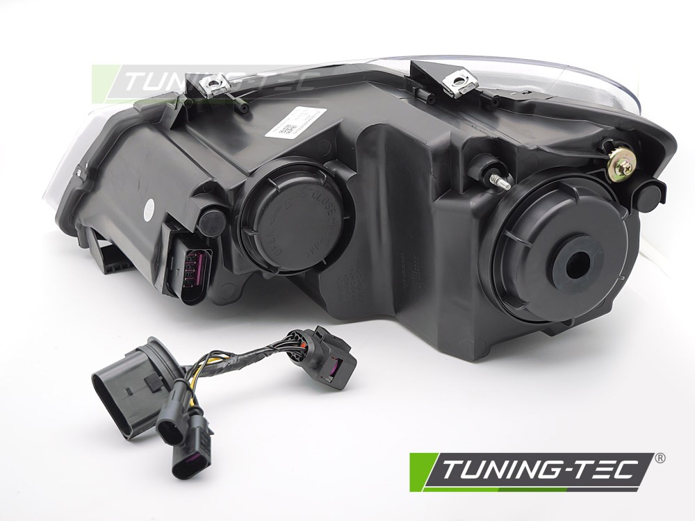 Přední světla pro VW Jetta VI 2009-2017 černé, LED, SEQ