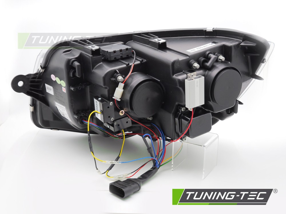 Přední LED TUBE světla CHROMOVÁ DRL SEQ Volkswagen T6 2015-2019