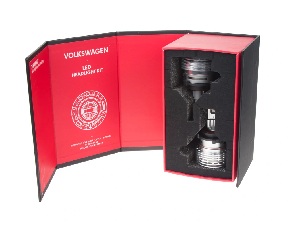 LED žárovky H7 do světlometů VW (set), 4000LM, bílá