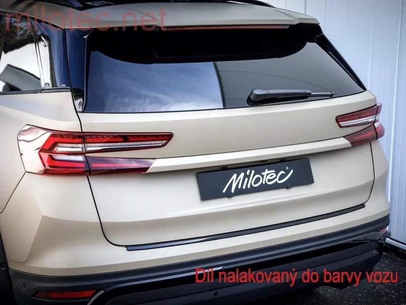 Lišta nad zadní SPZ, černý lesklý "klavírlak", Kodiaq II., 2024 –