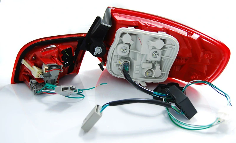 Zadní světla, lampy Audi A3 8P, Sportback 2004-2008, LED BAR, červená, kouřová