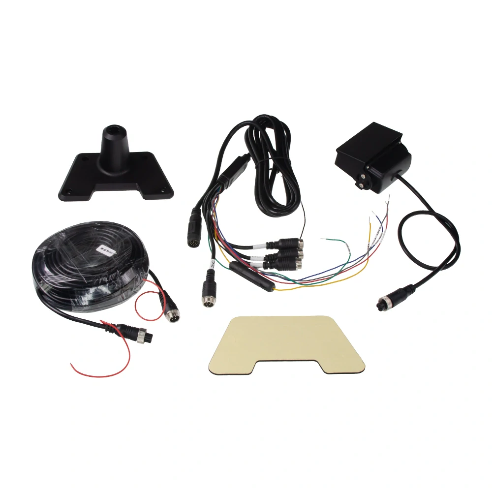 Set monitor 10,36" 4x 4PIN s Apple CarPlay, Android auto, Bluetooth, DVR, BSD, + kamera + 15m kabel