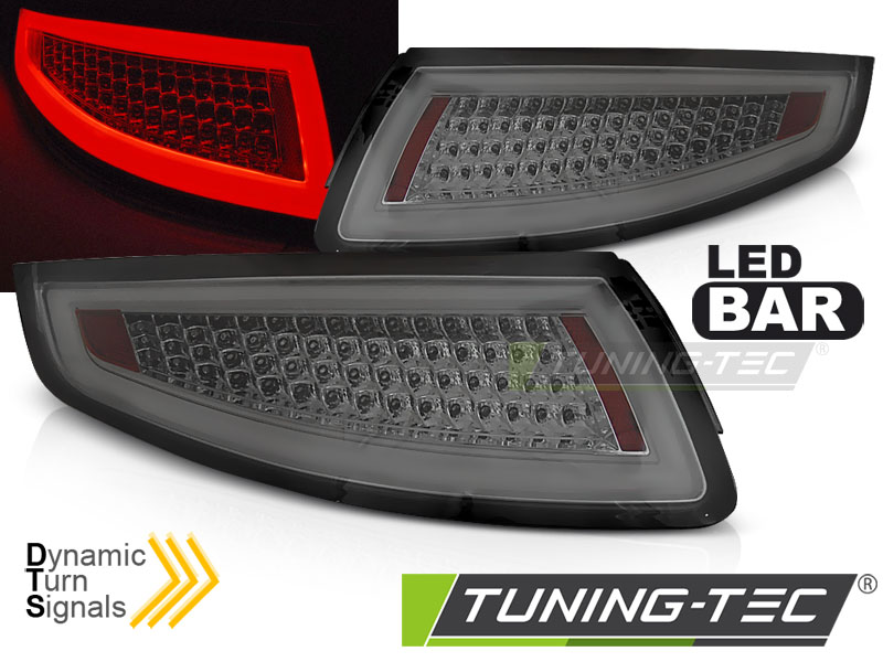 Zadní světla Porsche 911 997 04-09 - kouřové LED BAR SEQ