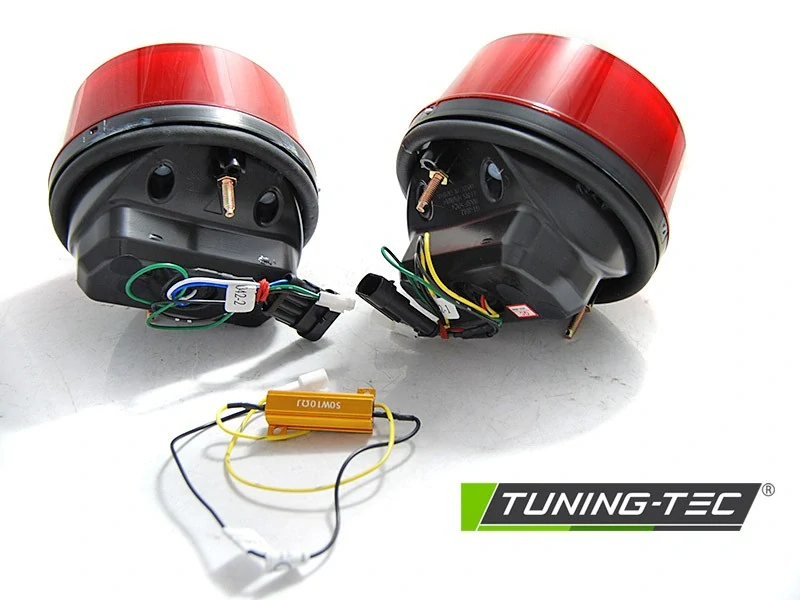Zadní světla, LED světlomety, lampy Ferrari F355/F360 1994-2005, červeno-bílé
