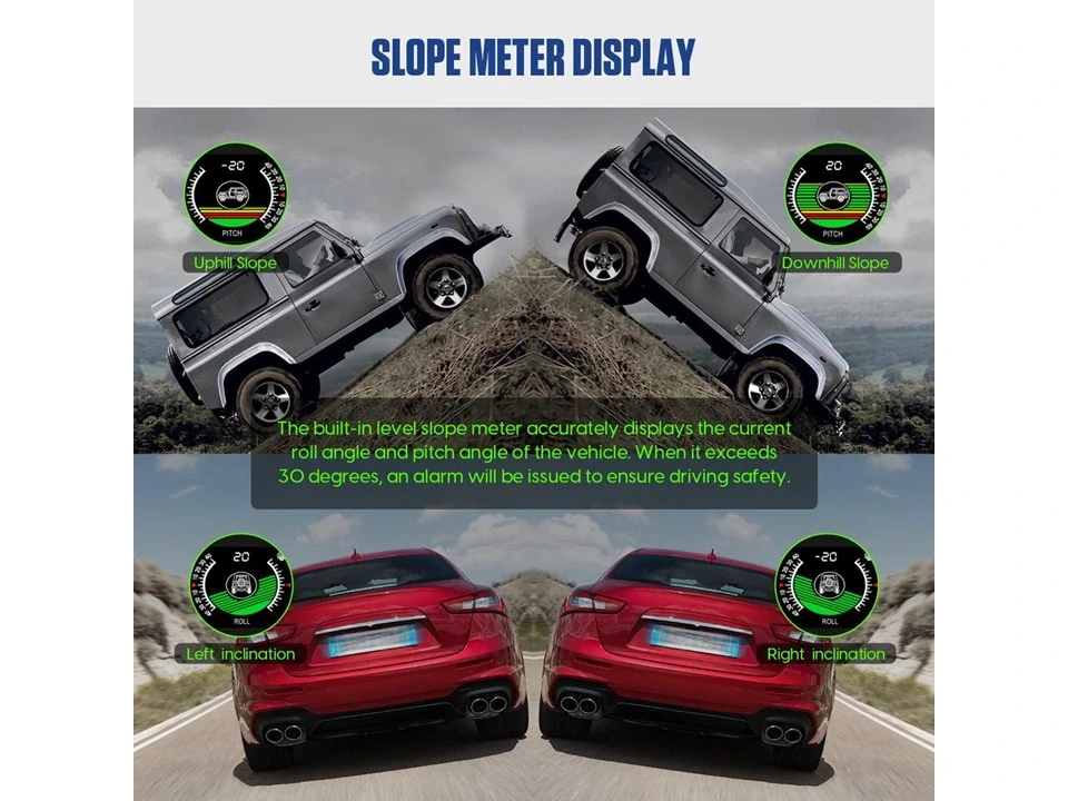 Palubní DISPLEJ 4,2" LCD s vestavěným víceosým gyroskopem