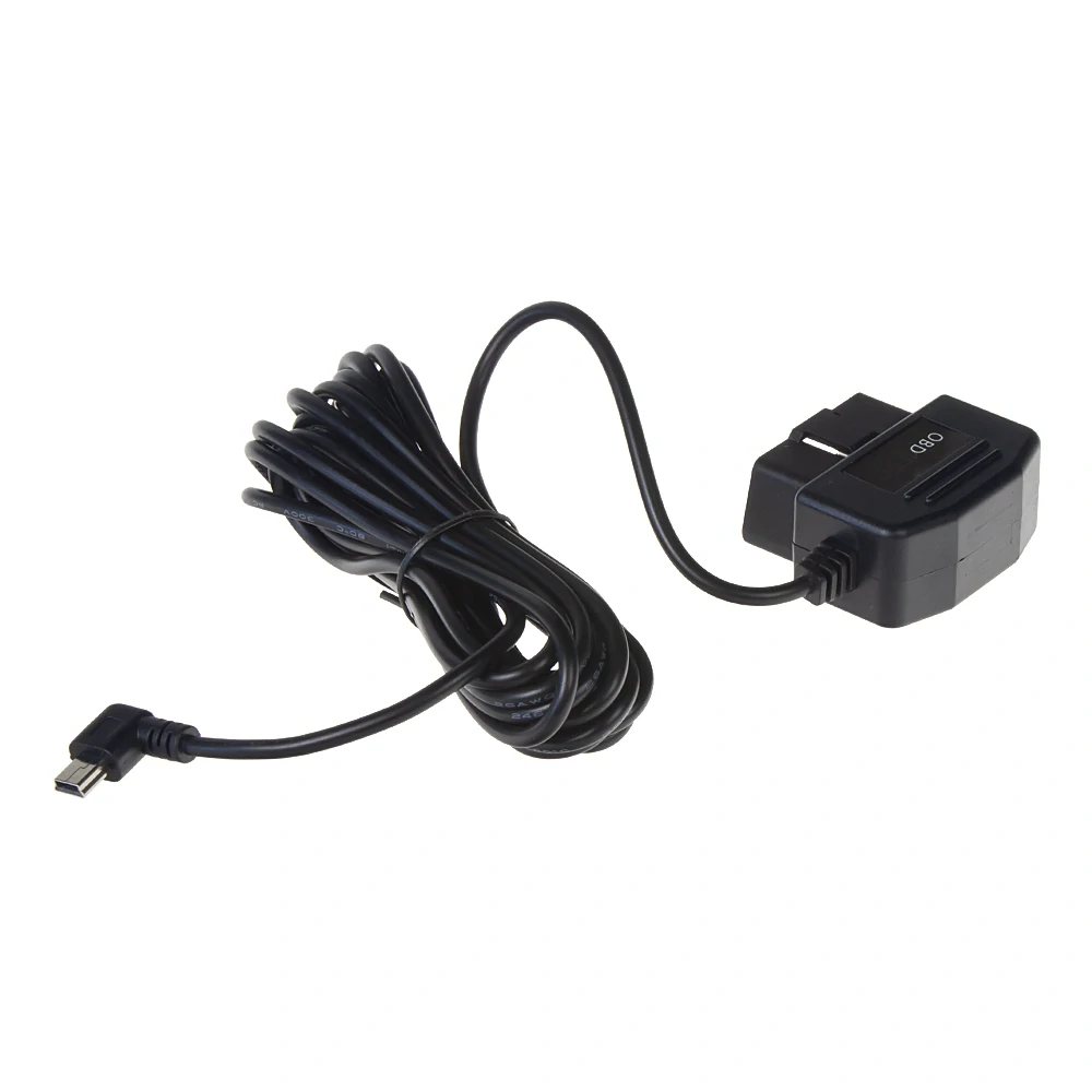 Kabeláž pro napájení DVR kamery z OBD konektoru na miniUSB