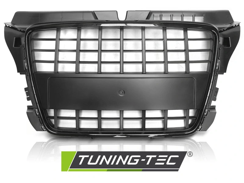 Přední maska Audi A3 2008-2012 S8 LOOK lesklá černá
