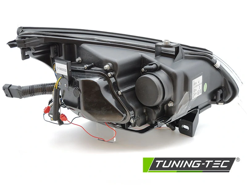 Přední světla, světlomety, lampy BMW E60, E61, 2005-2007, D1S XENON, CCFL Angel Eyes, LED indicator, černé