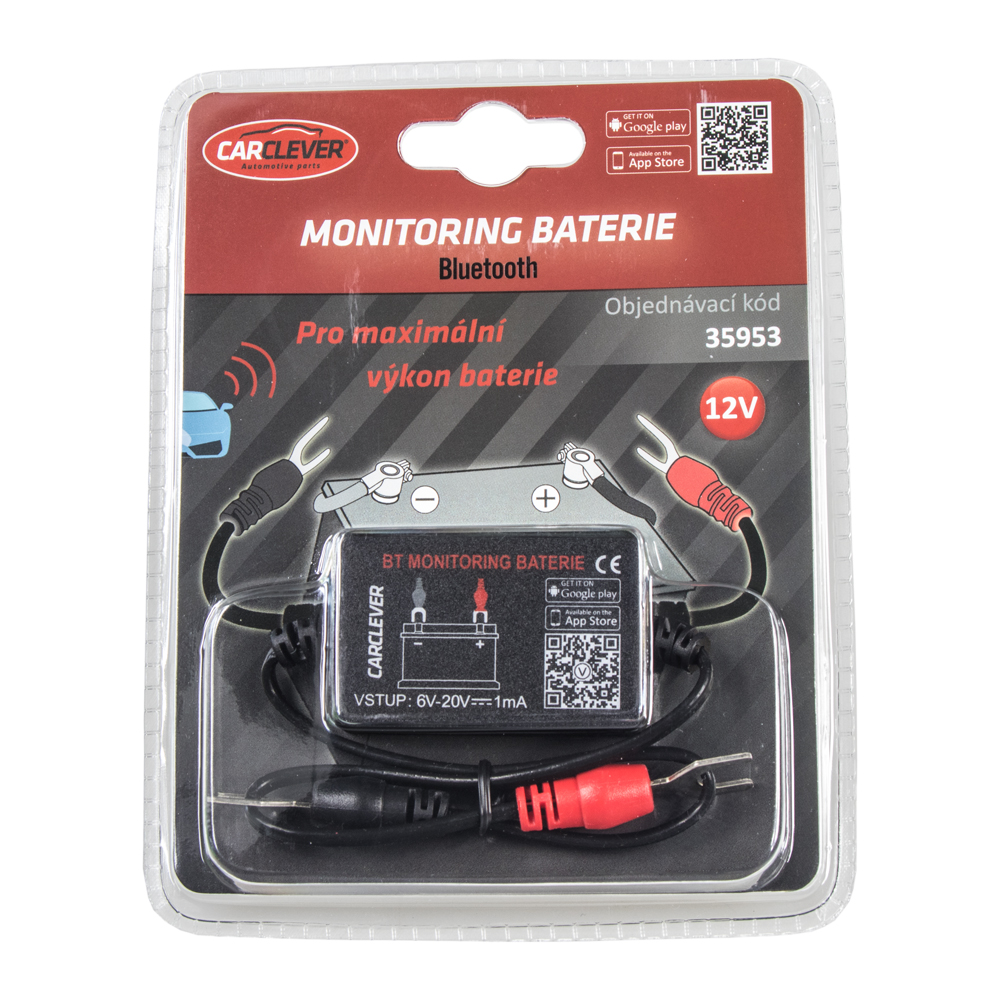 Bluetooth monitoring baterie CARCLEVER