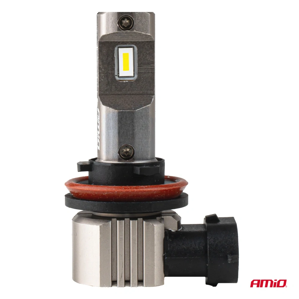 LED žárovky FULL CAN-BUS H8 | H9 | H11 | H16 AMIO H25 , bílé 6000K, 3780 LM, 2 ks
