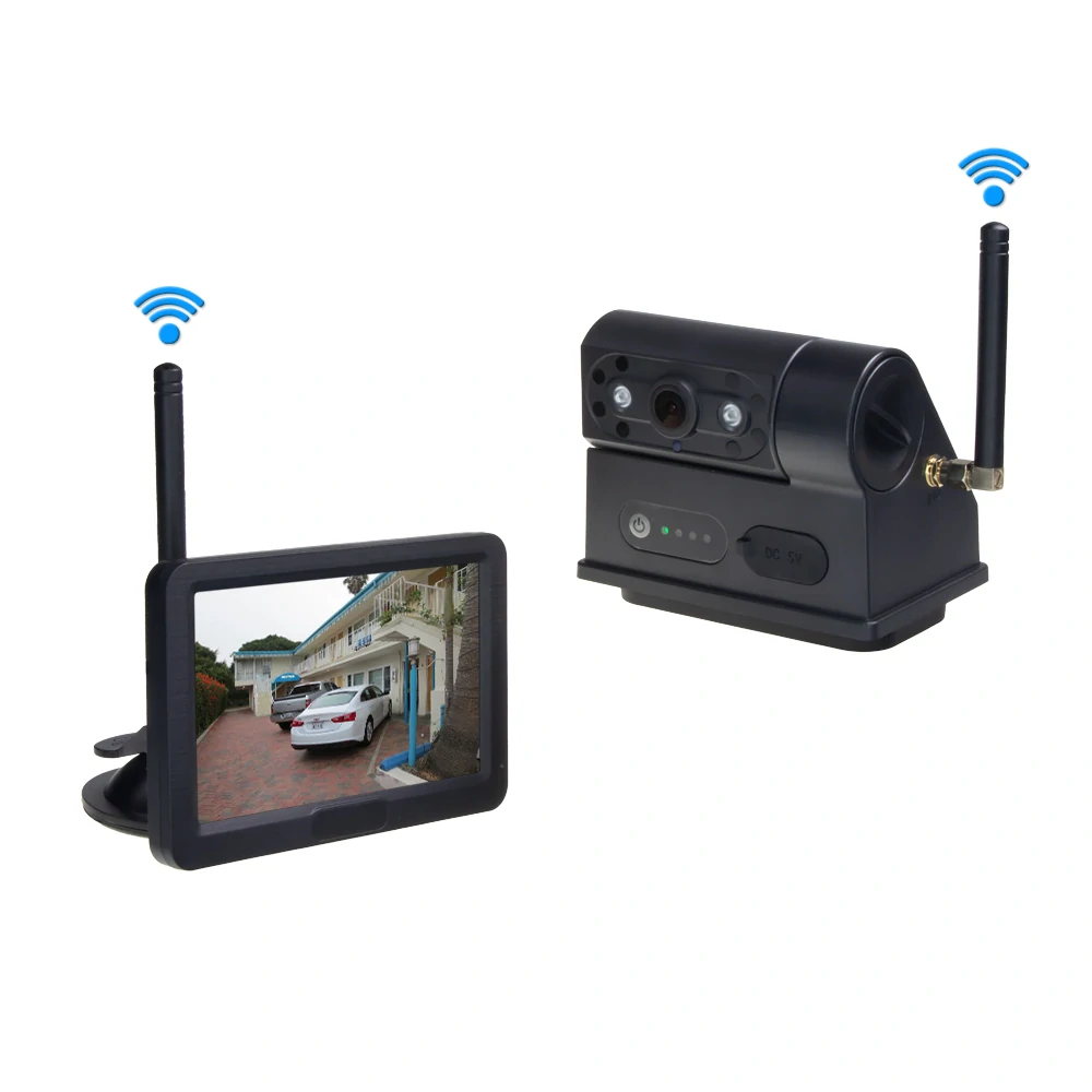 SET bezdrátový digitální kamerový systém s monitorem 5", kamera s akumulátorem