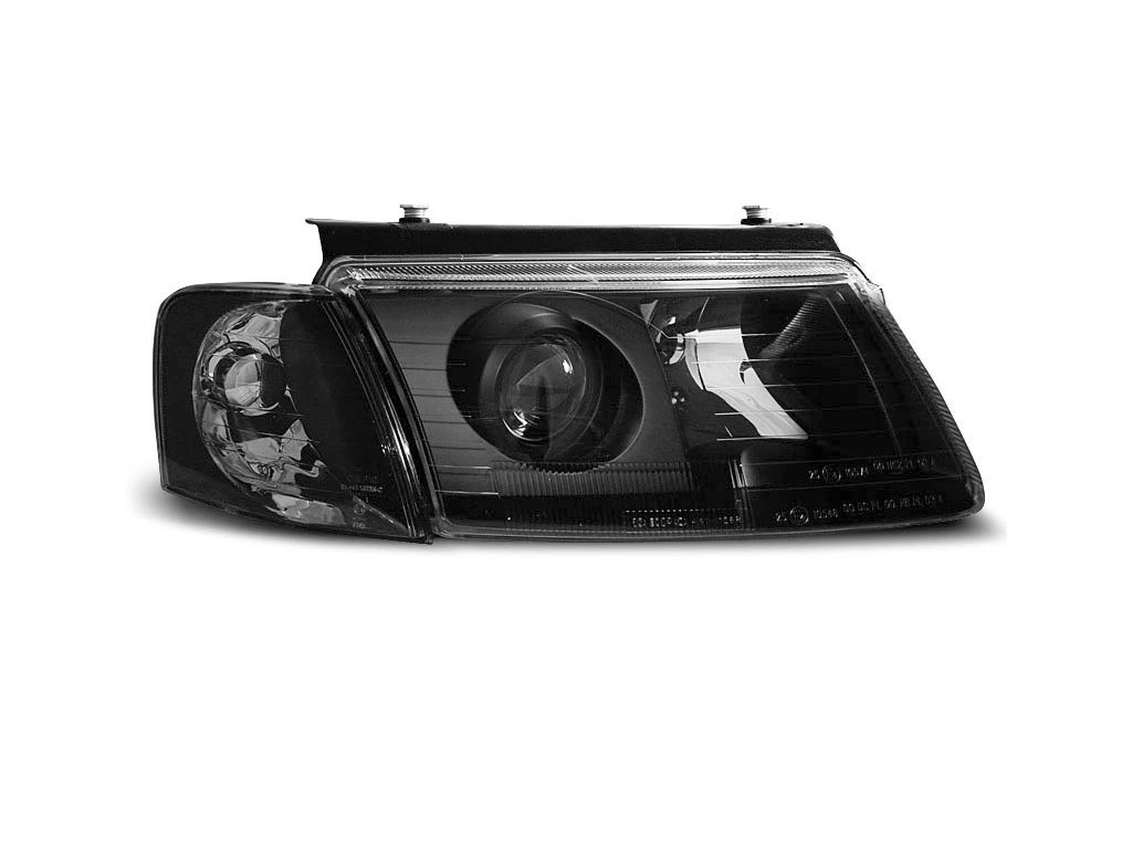 Přední světlomety, světla, lampy VW Passat B5, 3B, 1996-2000, černé black 