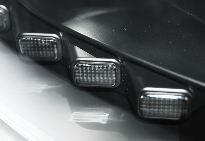 Přední světlomety, světla, lampy VW Volkswagen T5, 2010 - LED Daylight, černé black s homologací 