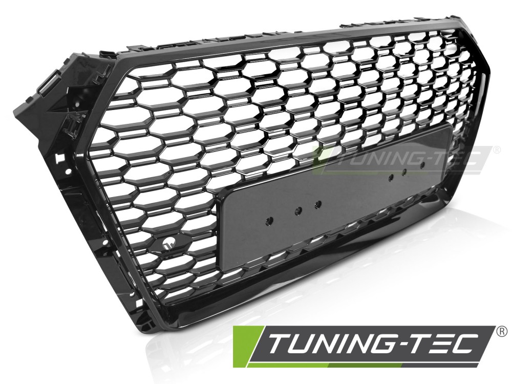  Přední maska Audi A4 B9 2015-2019 SPORT černá lesklá s PDC 