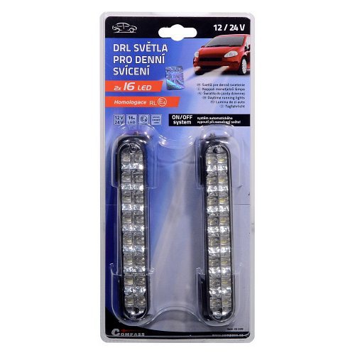Světla denního svícení RL hom. 16LED on/off systém