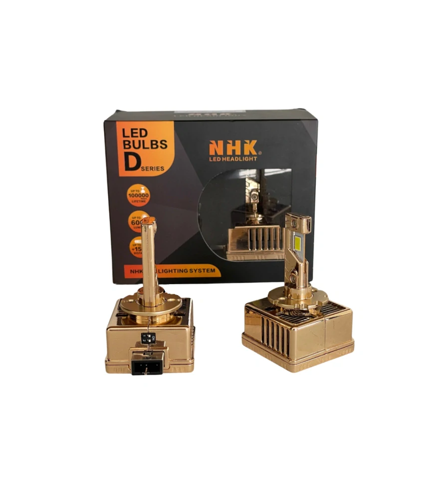 D1S Xenon LED NHK® Gold, 6000K, Plug & Play, CanBus, 2kusy