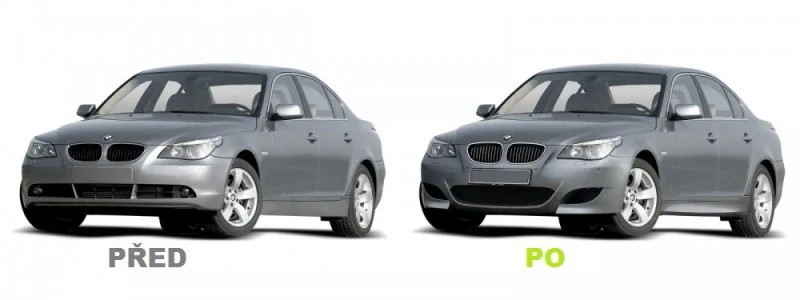 Přední nárazník BMW E60, E61 2003-2010, SPORT STYLE