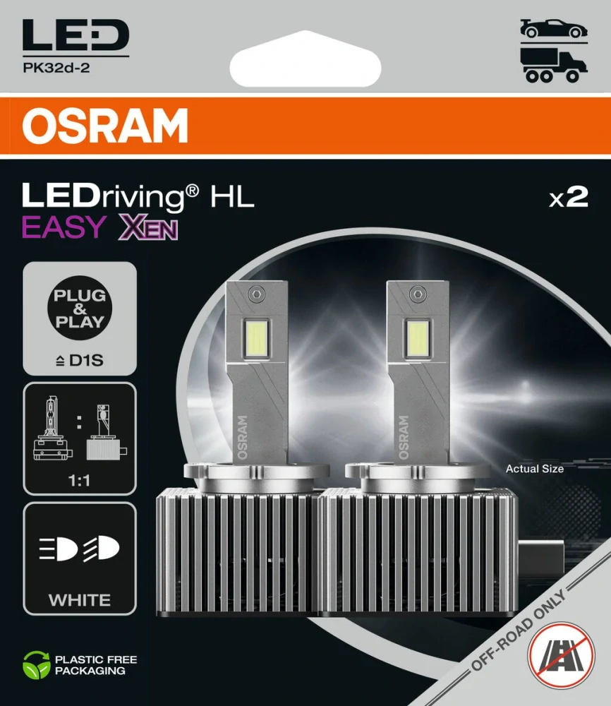 LED žárovky D1S OSRAM LEDriving™ HL EASY XEN 1:1
