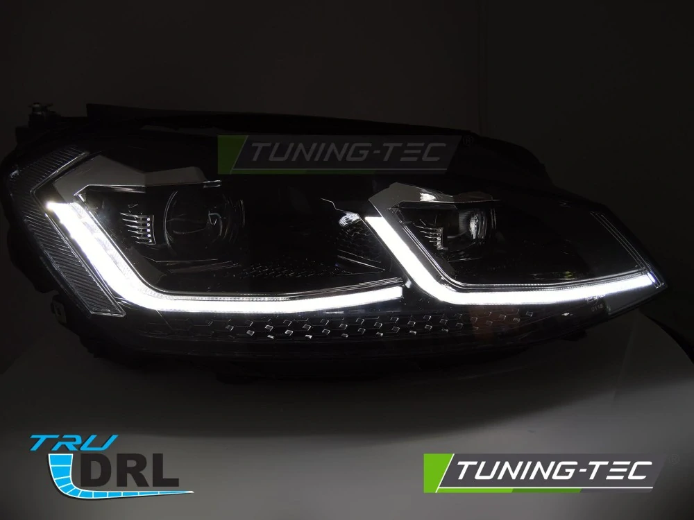 Přední světlomety, světla, lampy Volkswagen Golf VII, 2017-2019, LED, SEQ, DRL, silver