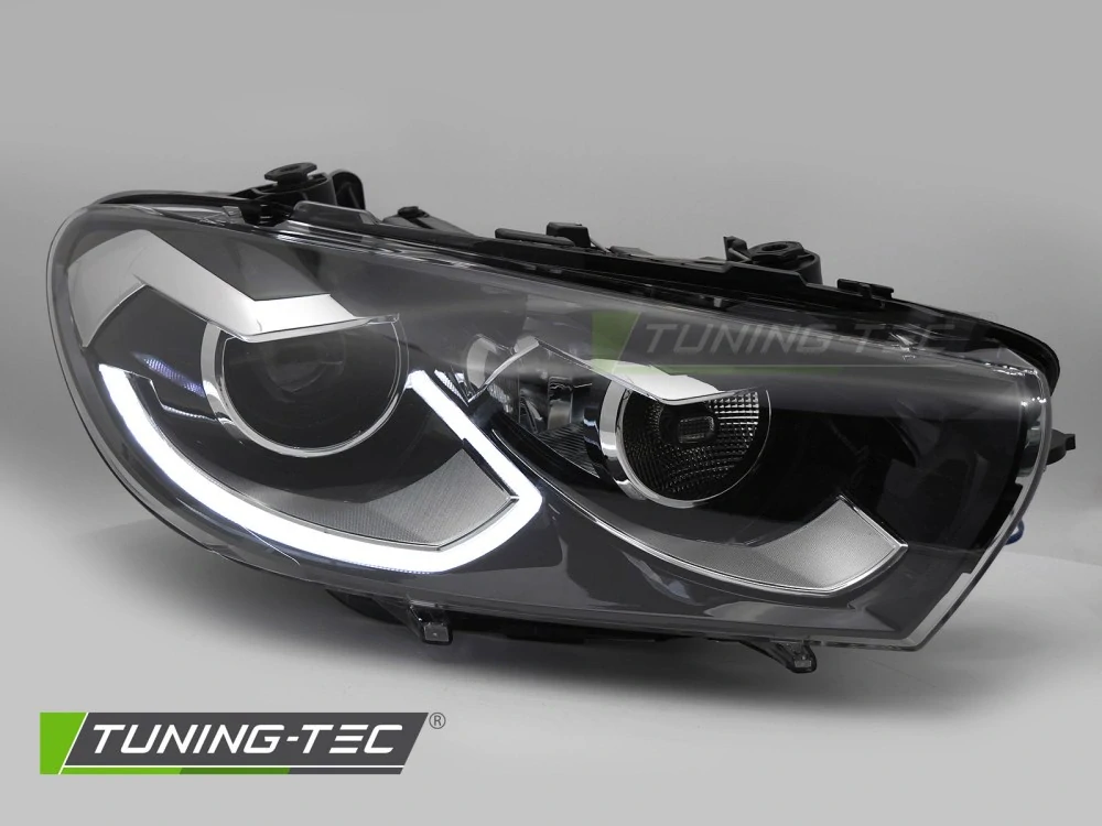 Přesní světla VW SCIROCCO III 08-14 černá LED DRL SEQ