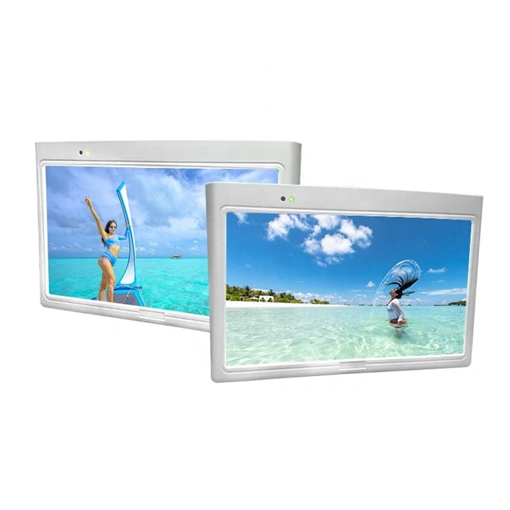 Stropní LCD monitor 15,6" s fixním držákem, 2x RCA Video + 1x HDMI, šedý