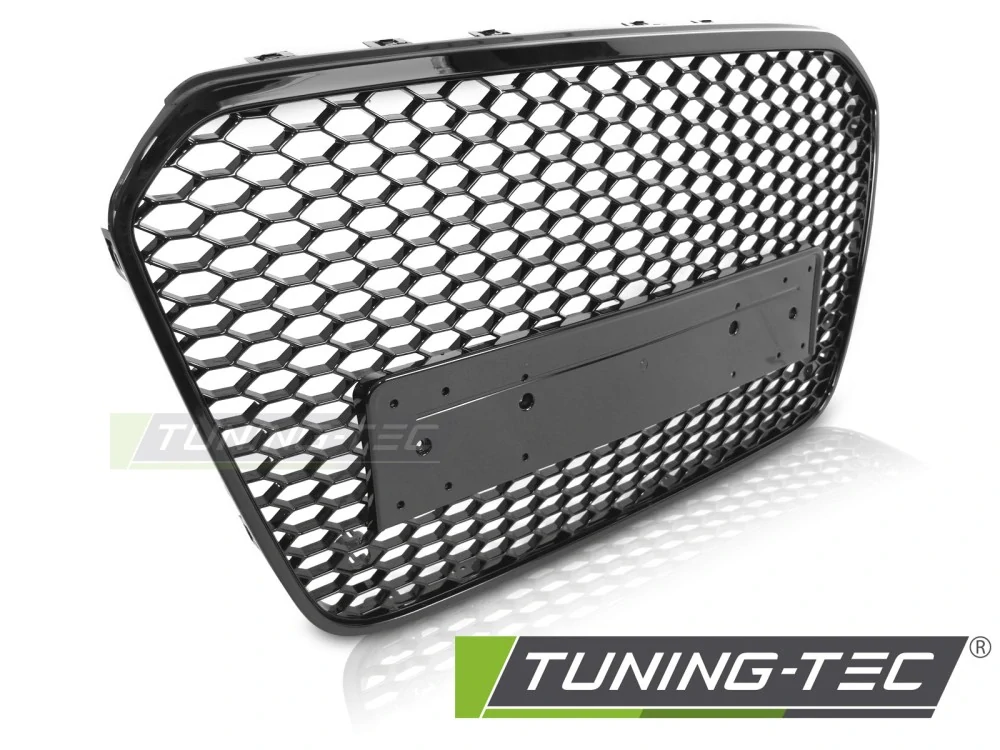 Přední maska AUDI A6 C7 2011-2014 leská černá PDC