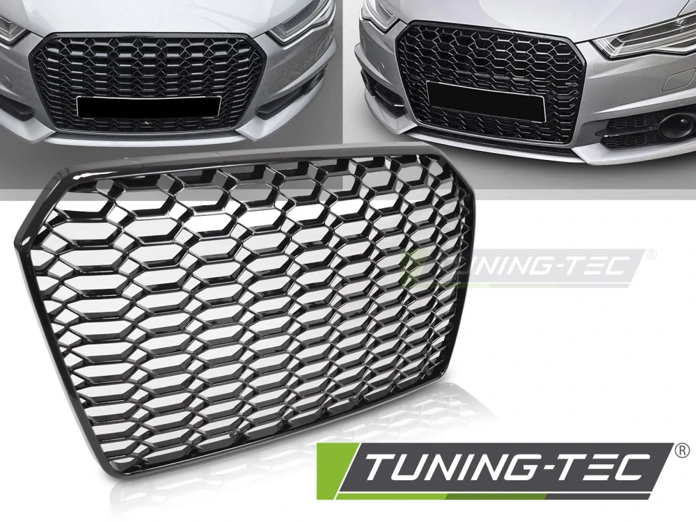 Přední maska Audi A6 C7 2011-2014 lesklá černá