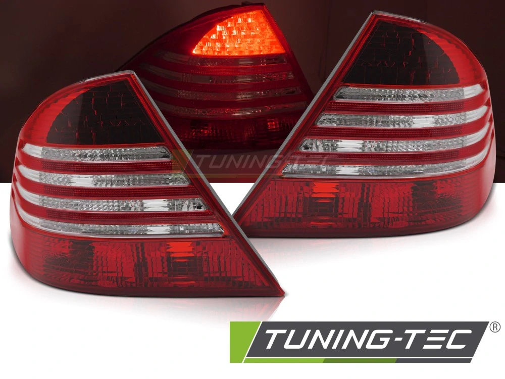 Zadní LED světla Mercedes W220 S-Class (98-05) červené/bílé