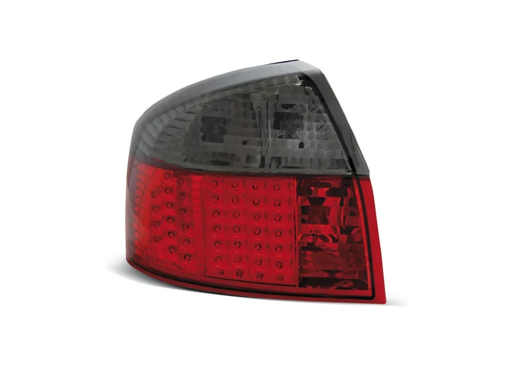 Zadní světla Audi A4 2001-2004 sedan - kouřové/červené LED