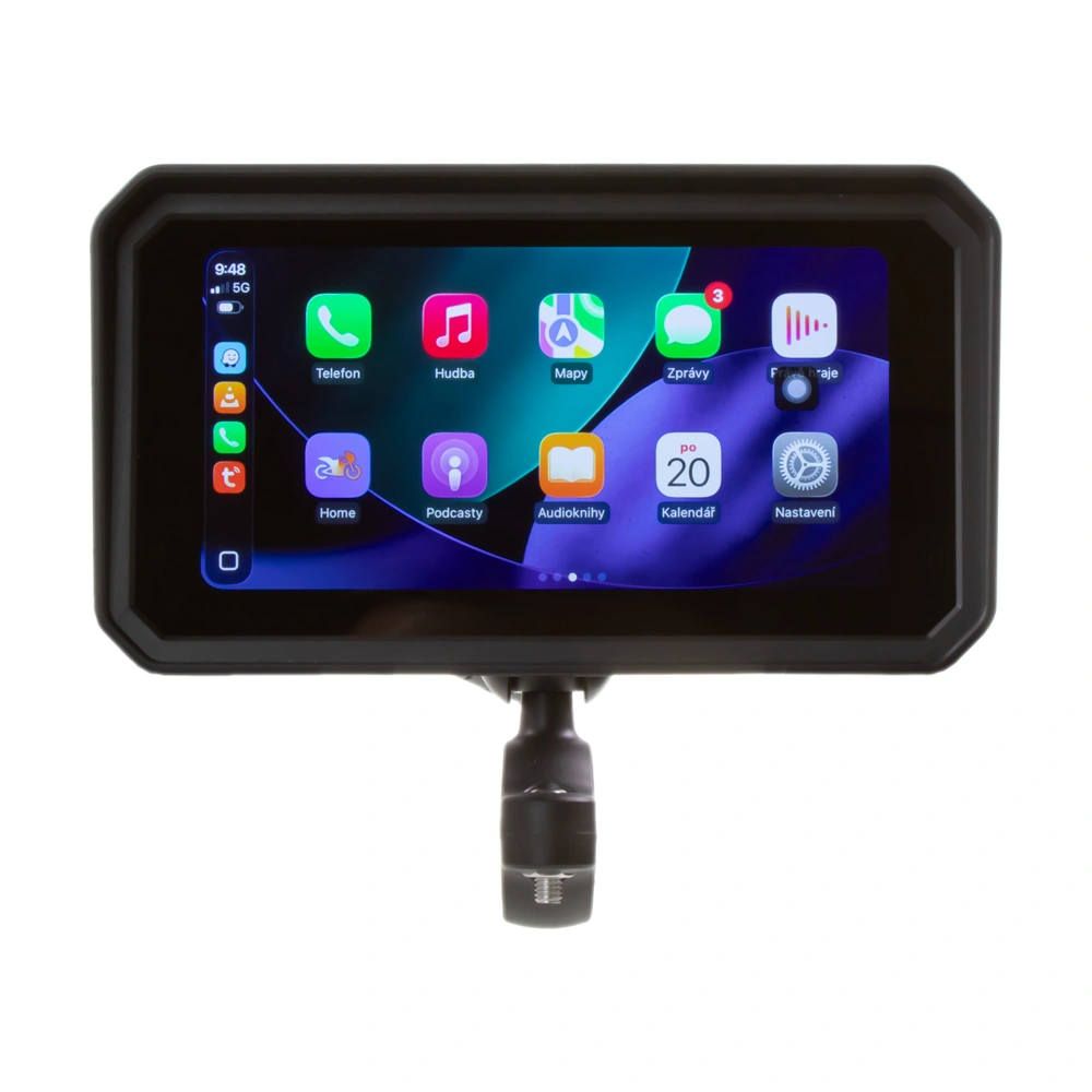 6" Moto monitor s Apple CarPlay & Android Auto (Dual Bluetooth)