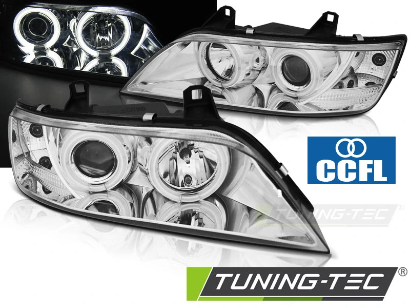 Přední světla BMW Z3 1996-2002 ANGEL EYES CCFL chrom