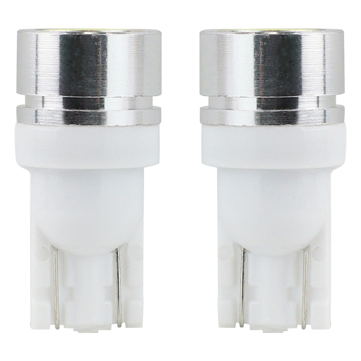 LED žárovky W5W T10 AMIO 1x power LED, bílé 6000K, 2 ks
