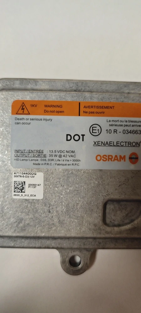 Řídící jednotka xenon Osram D3S 034663, 10R-034663