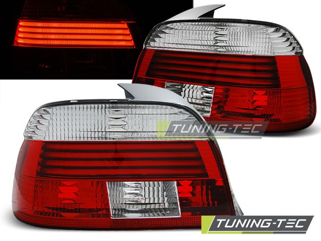 Zadní světla BMW E39 00-03 červená/ krystal