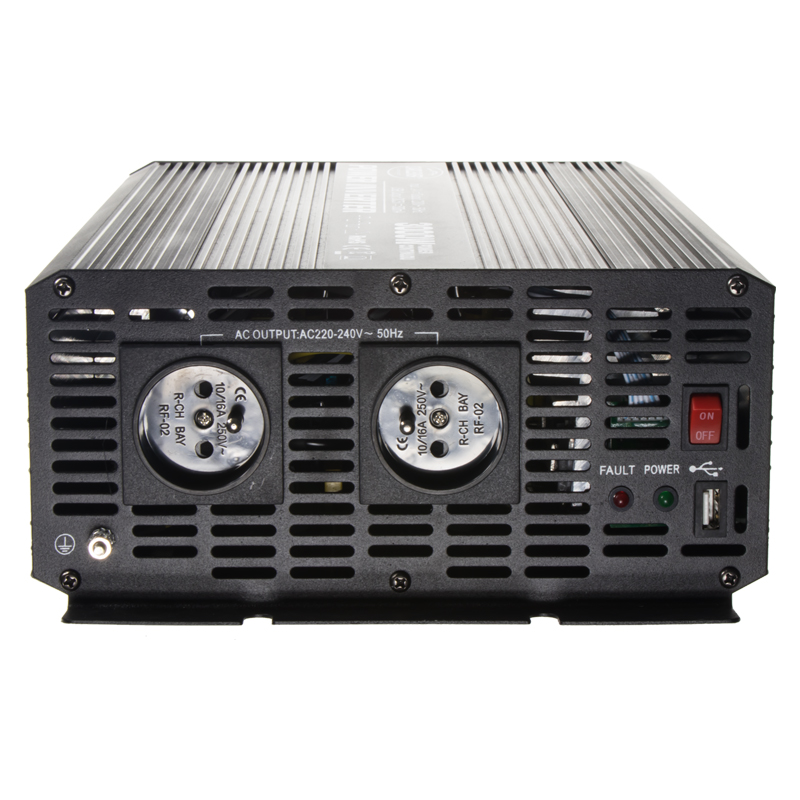 Měnič napětí z 24/230V + USB, 3000W