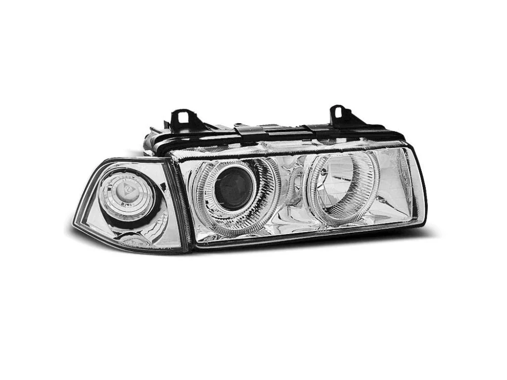 BMW E36 12.90-08.99 Angel Eyes Chrome