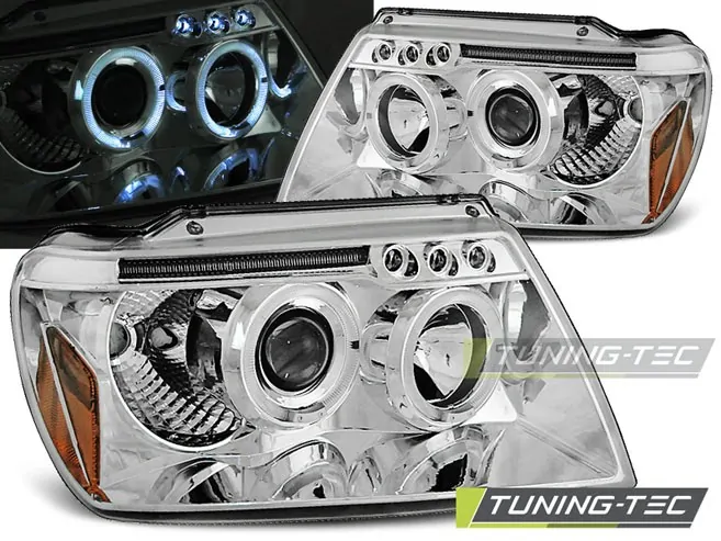 Chrysler Jeep Grand Cherokee 99-05.05 Angel Eyes Chrome