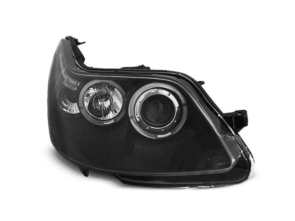 PŘEDNÍ SVĚTLOMETY CITROEN C4, 2004-2010, ANGEL EYES, ČERNÉ BLACK