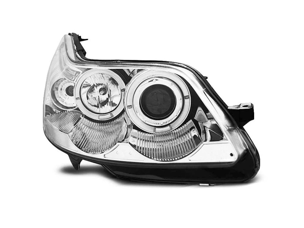 Přední světla angel eyes Citroen C4 chromové
