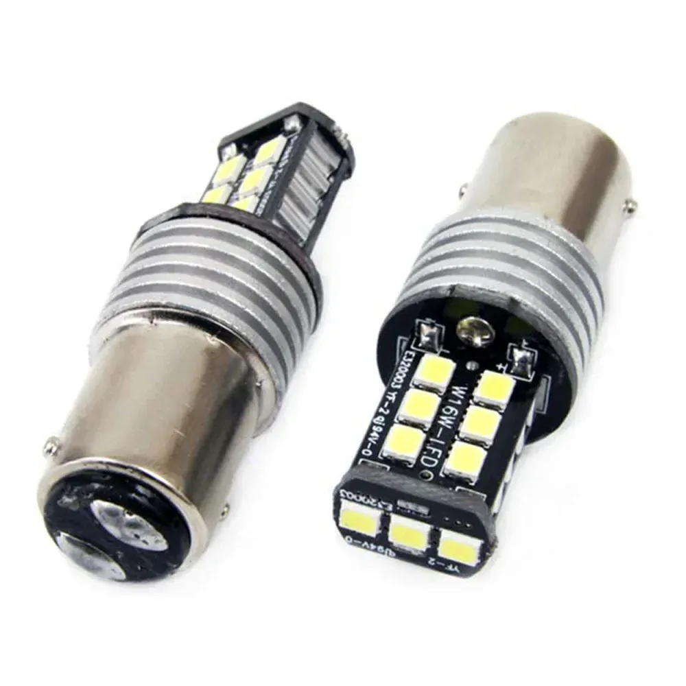 LED ŽÁROVKY  BAY15D - 15 SMD LED BÍLÉ, 2 KS