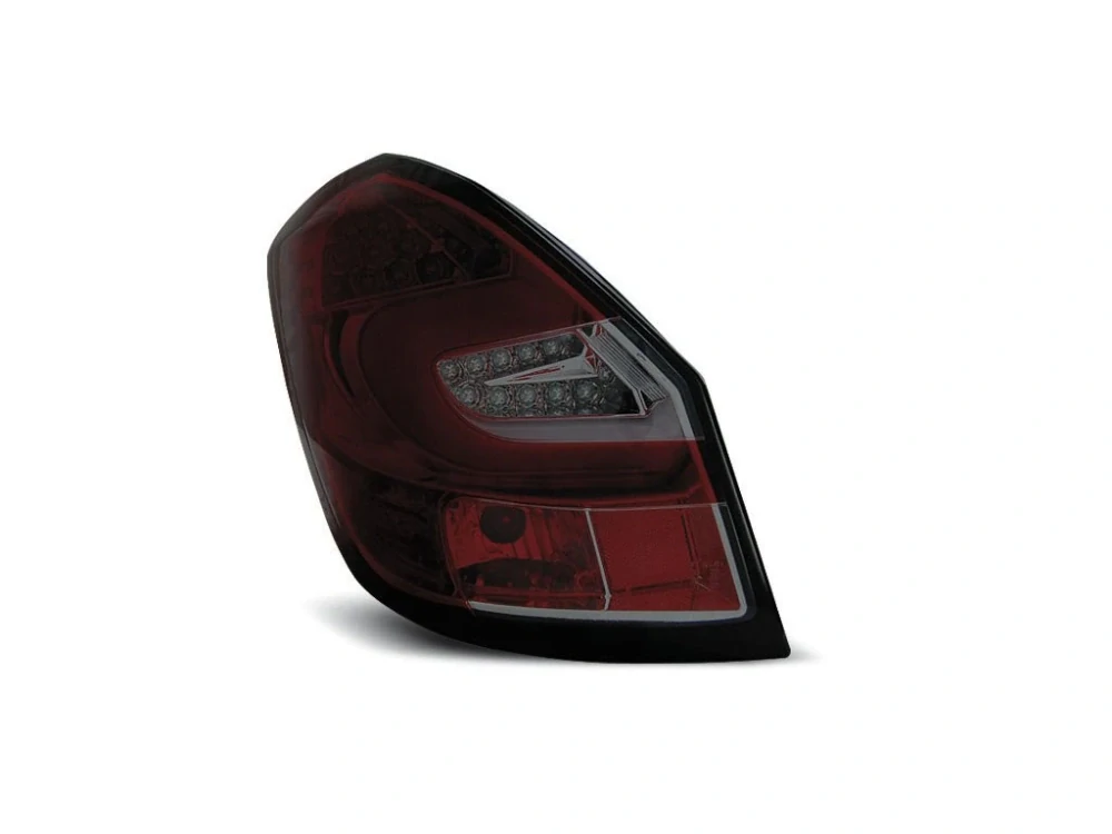 Zadní světla Škoda Fabia II 07- červená/ kouřová LED BAR