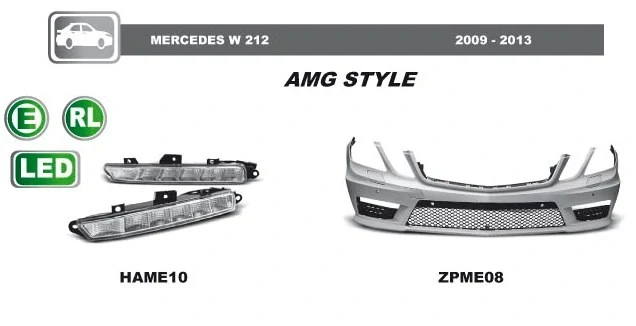 Přední nárazník AMG Style Mercedes W212 E class 2009-2013 s PDC
