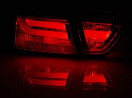 ZADNÍ SVĚTLA, LAMPY LED BAR, BMW E90, 2005-2008, ČERVENÉ
