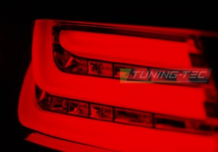 ZADNÍ SVĚTLA, LAMPY BMW E60, 2007-2009, LED BAR, ČERVENÉ, BÍLÉ