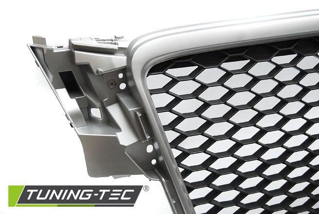 Přední maska AUDI A4 B8 08-11 SILVER RS-STYLE