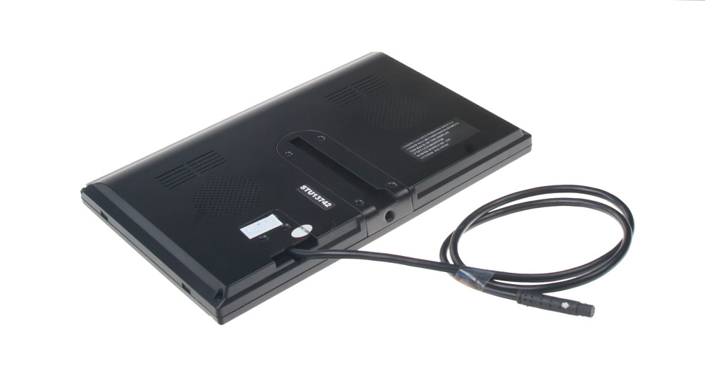 LCD monitor 7" do opěrky s IR vysílačem černý