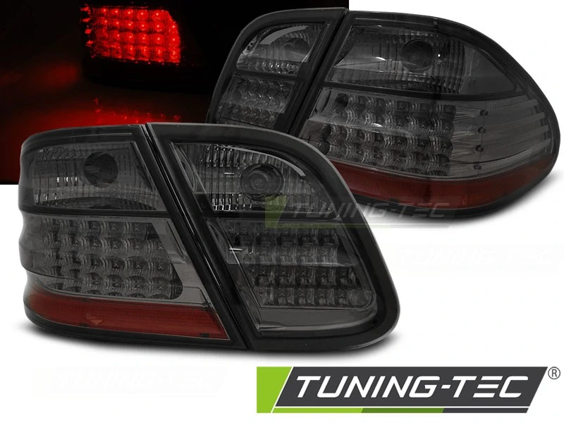 Zadní světla, světlomety, lampy LED Mercedes CLK W208, 1997-2002, kouřové