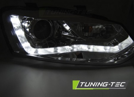 Světla přední VW POLO 6R 09-03.14 DAYLIGHT CHROME