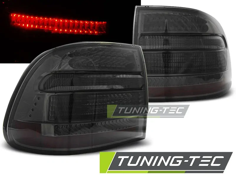 ZADNÍ, SVĚTLOMETY, SVĚTLA, LAMPY PORSCHE CAYENNE 02-06, LED KOUŘOVÉ