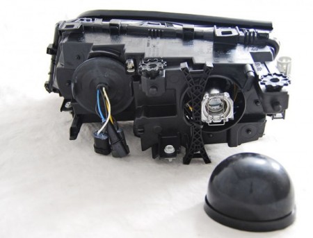 Světla přední BMW E46 09.01-03.05 ANGEL EYES LED BLACK